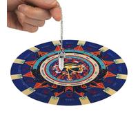 Generico Tapis De Pendule Rond - Décision Maker,Tapis Astrologique De 8,5 Pouces Divination, Souris Avec Messages Métaphysiques