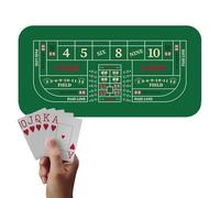 Generico Tapis de poker - 120 x 60 cm - Tapis de table de antidérapant en