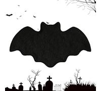 Genérico Tapis de salle de bains gothique, style gothique, tapis de bain chauve-souris antidérapant, style gothique, pour chambre, cuisine, entrée, sol, douche, , Halloween, 40 x 60 cm