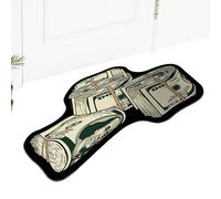 Generico Tapis de sol pour petite chambre - Tapis pour billets de banque de 100 dollars, tapis pour argent par zone, pour argent en velours doux, tapis antidérapant confortable pour l'a