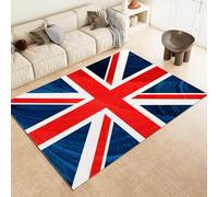 Genérico Tapis Entree Interieur 140x200 Cm Royaume-UNI.,Paillasson Interieur Entree Drapeau National,Tapis De Sol Absorbant Lavable Antidérapant, Paillasson Fin pour Couloir 1d152