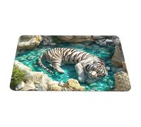 Genérico Tapis illusion optique - Tapis antidérapant avec effet - Tapis décoratif tridimensionnel, pour décoration d'Halloween, intérieur, entrée, porche, cuisine et salle de bain