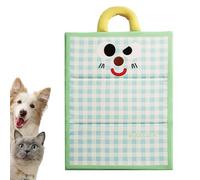 Generico Tapis rafraîchissant pour animaux de compagnie, lavable pour chien, Couverture en soie de glace de 23,62 pouces avec fonctionnalité de confort portable, Tapis rafraîchissant en cuir souple