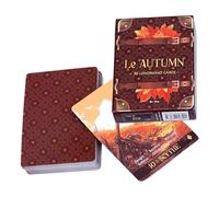 Generico Tarot pour Débutants | 36 Cartes De Tarot d'automne,Jeu De Deck Métaphysique | pour Divination Méditation Travail Amour Halloween Adultes Cuisine et École