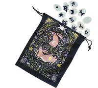 Generico Tarot - Sac de rangement durable | Sac à bijoux avec cordon de serrage, sac de tarot pour Rider Waite Tarot, jeu de cartes oracle 13 x 18 cm, 95, riferimento alla descrizione, Se référer