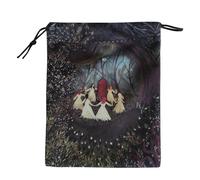 Generico Tarot - Sac de Rangement Durable | Sac à Bijoux avec Cordon de Serrage, Sac de Tarot pour Rider Waite Tarot, Jeu de Cartes Oracle 13 x 18 cm, 93, riferimento Alla descrizione, Se référer