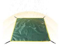 Generico Tarp de camping imperméable - Abri de pluie résistant aux rayons UV, de plein air | Tarp de toit pour hamac portable, toile de terre avec sac à dos, couverture pour