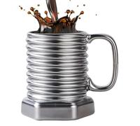 Generico Tasse à café - 2,95 x 4,13 cm - Mug hexagonal en | For Cappuccino Milk Cocoa Wine Juice Beer Kitchen Cafe Restaurant Home Birthday