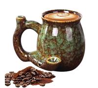 Generico Tasse à café - 5,31 x 3,94 cm - Tasse de café multifonctionnel de 380 ml | Hot Chocolate Ceramic Mug with Handle, for Hot Cold Milk Ice Water Juice Latte Tea Beer Whiskey