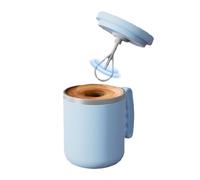 Genérico Tasse à café auto-agitante, 400 ml Tasse en acier inoxydable - Mélangeur électrique - Pour pause relaxation, déplacement matinal, travail, voyage, maison, lieu de travail