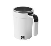 Genérico Tasse à café auto-agitateur automatique rechargeable avec affichage de la température 380 ml Pour lait, cacao, boissons, anniversaire, Noël, café, bar, voyage, bureau, maison