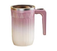 Genérico Tasse à café avec agitation automatique - Bouteille blender électrique, environ 450 ml, amovible, écran de température, tasse magnétique rechargeable pour cacao, lait, boisson au chocolat