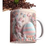 Genérico Tasse à café de Pâques - Coupe de célébration, verre à thème, Noël, calice festif, décoratif | lapin pour fête et célébration saison