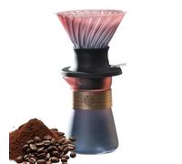 Genérico Tasse à verser - Tasse pour brassage de café et infusion de thé - Couleur dégradée - Filtre rapide à la maison, pour voyager, camping, hôtel, appartement, faire des boissons