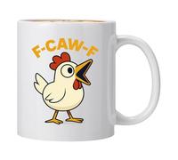 Genérico Tasse en céramique | Tasse amusante en céramique de poule 325 ml, nouveauté de coq pour boissons chaudes | pour thé café anniversaire femme homme compagnons
