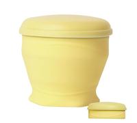 Genérico Tasse pliable en silicone - Gobelet de voyage de 18 cl avec couvercle et cordon - Tasse portable pour café, boissons froides, jus de pique-nique extérieur