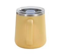 Genérico Tasse thermique de voyage, 450 ml réutilisable à double paroi - Tasses de voyage pour café et boissons - Pour maison, bureau, école, camping, sport, eau chaude et froide