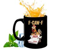 Generico Tasses à Café Avec Coq - Eau En Céramique,Verre à Boire Pour Femmes Hommes Maison Travail Anniversaire Fête Routine Matinale Week-end Gratuit