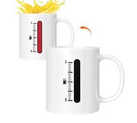 Generico Tasses à café changeantes de couleur | changement de couleur sensible à la chaleur - Tasses à café innovantes, tasses de fête, tasses de sublimation de Noël pour collègues