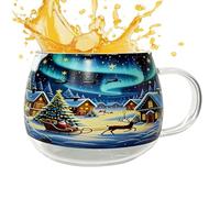 Genérico Tasses à café de Noël, cadeau pour chaussette de Noël, tasse à café | Pour vin, eau, boissons, chocolat chaud, boissons gazeuses 300 ml