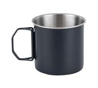 Genérico Tasses à café pour - Tasse à café pour | 350 ml de tasses à boire en acier inoxydable, tasse à café de voyage avec poignée pliable pour sports de plein air, tasses à café pour