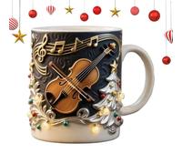 Generico Tasses de Noël | Coupe De Lait En Résine | Tasses D'hiver | Pour Les Fêtes D'anniversaire Décorations De Maison Célébrations Saisonnières Travail Fin De Semaine Libre Et Vacances De Noël