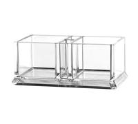 Generico Tea Bag Storage Holder - Acrylic 14,6 x 8,1 x 6 cm, Clear Station | Sugar Packet Holder, Drink Packet Storage, Pantry Cabinet Box, Coffee Condiment Tray, Easy Access For Home, Cafe