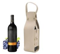 Genérico Tear-Resistant Bottle Bag - Portable Wine Dispenser Bag | Felt Bags, Shopping Bags, Carry-On, Picnic with Leak-Proof and Insulated Compartment for Travel, Picnic, beige, Consulte la