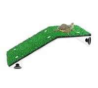 Genérico Terrasse pour prendre le soleil avec tortues - Décoration d'habitat du terrarium | Échelle d'escalade amphibie pour reptiles, accessoires pour tortue, étang, aquarium, plate-forme de