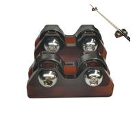 Genérico Testeur de rectitude de queue - Acrylique 12 en 1 paire | Détecteur de rectitude des chevilles | Jauge de cheville portable qui fournit une vérification de la rectitude des chevilles D