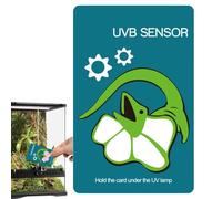 Genérico Testeur UVB, détecteur portable avec indicateur | Cartes de test pour capteur UVB - Pour enthousiastes, éleveurs, amateurs, habitat, terrarium, soins des animaux et élevage