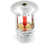 Generico Tête d'arrosage d'incendie 1/2npt 68 Degrés Celsius pour la Protection du Système d'incendie Arroseur pendant Arroseur de Jardin Standard en Position verticaleTraitement Séduisant