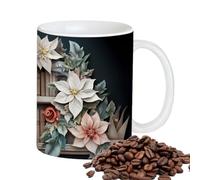 Generico thé pour les amateurs de livres - Matériau du récipient à boissons en céramique de 350 ml, design de verres inspiré de la bibliothèque, structure résistante à la chaleur avec émail lisse |