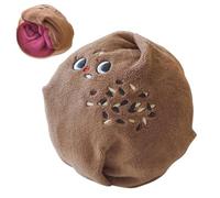 Generico Themed Design Small Dog Activity Toy, Easy to Use Soft Dog Plush Toy, Easy Installation Dog Enrichment Toys, Sturdy Construction Sesame Bread Dog Toy for Animals