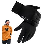 Genérico Thermiques à écran tactile : main d'hiver, entraînement coupe-vent, vêtements à main à prise en main flexible, accessoire de sport chaud à longue queue | Climat froid Pa