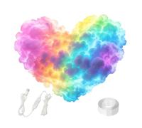 Generico Thundercloud Plafonnier LED USB 3D, lampe décorative avec synchronisation musicale, éclairage d'ambiance pour plafond de chambre