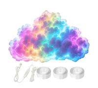 Generico Thundercloud Plafonnier LED USB 3D, lampe décorative avec synchronisation musicale, éclairage d'ambiance pour plafond de chambre