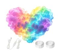 Generico Thundercloud Plafonnier LED USB 3D, lampe décorative avec synchronisation musicale, éclairage d'ambiance pour plafond de chambre