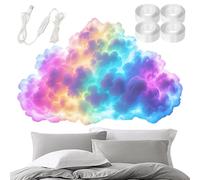 Generico Thundercloud Plafonnier LED USB 3D, lampe décorative avec synchronisation musicale, éclairage d'ambiance pour plafond de chambre