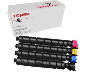 Genérico TK8375 KCMY Pack 4 Cartouches de Toner Compatible avec Kyocera 1T02XD0NL0 1T02XDCNL0 1T02XDBNL0 1T02XDANL0