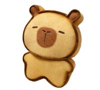 Generico Toast ausgestopftes Tier - Lustiges Toasst Plüschtier für Kinder & Erwachsene - Niedliches backgefülltes Kuscheltier - Weiches Plüschkissen als Geschenk & Deko