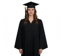 Genérico Toga de remise de diplôme mate avec fermeture éclair invisible ample unisexe pour les amoureux, la famille, les amis, les adolescents, les femmes, les hommes et les