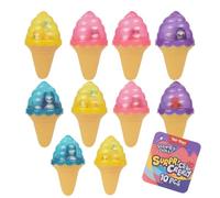 Generico Toi-Toys Gelati Surprise - Poupée Cachée en Forme de Crème Glacée Modèle Jaune - Jouet à collectionner pour Enfants 3+ Ans (Classique, 3, Unités)