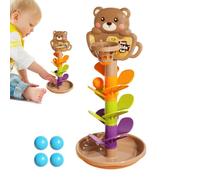 Genérico Tour de balles interactif sur piste d'apprentissage | Jouets avec piste rotative de basket-ball pour bébés, garçons et filles, crèche, préscolaire,