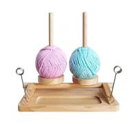 Generico Tourne-fil à crochet, support rotatif à double broche - porte-pelote à tricoter - pour femmes, débutantes, passionnées, en tricot et en créatif, porte-fil cadeau d'anniversaire