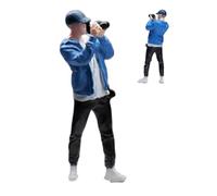 Genérico Toy de photographe, modèle de Diorama en miniature - 1/64 Toy d'écran miniature à échelle - Collection de personnes dans le photographe architectural pour bureau, table, affichage