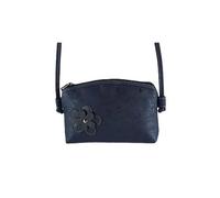 Genérico Tradeinhouse Sac à bandoulière pour femme, en liège naturel, 20,5 x 4,5 x 14,5 cm, style décontracté, fermeture éclair, avec poches intérieures et extérieures, bleu