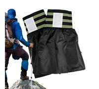Genérico Trail Gaiters Men - Gaps de cheville imperméables bas | Guêtres de jambes en plein air pour vent de pluie de neige, bottes respirantes pour chaussures, réglables pour trekking sender