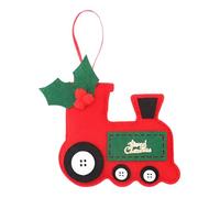Genérico Train de Noël, pendentifs d'hiver, décorations pour sapin de Noël - Pour intérieur extérieur, maison, salon, voiture, sac à dos, fenêtre, photos