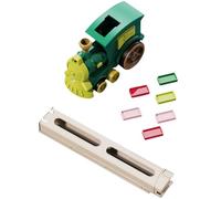 Genérico Train Dominos Jeu de Blocs de Dominos ludique | Jeu de Blocs de Jouets à Construire et à empiler pour de 3 à 8 Ans, Cadeaux créatifs pour